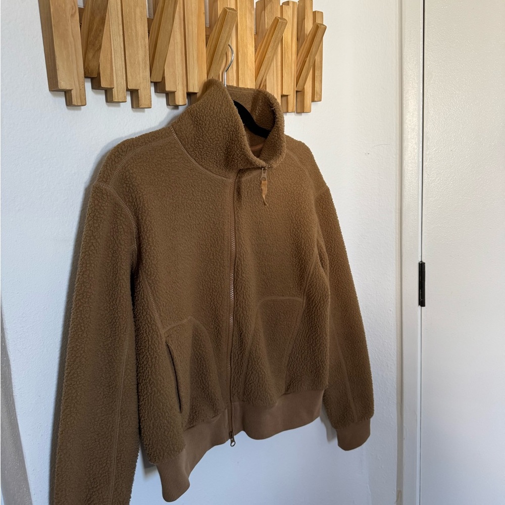 Cozy Brown Fleece Jacket